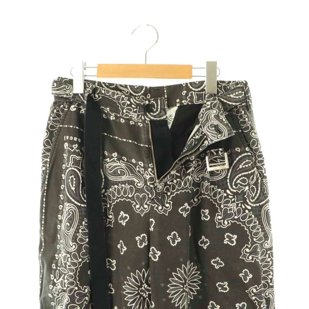 サカイ sacai 22-02691MBandana Print Pantsパンツ ストレート