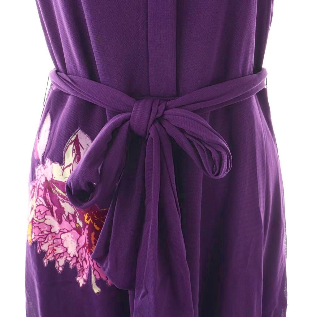 ヴィヴィアンタム VIVIENNE TAM フラワーパワーネットワンピース 半袖