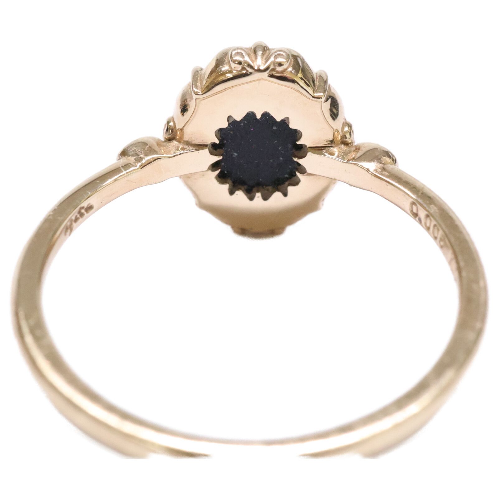 agete アガット 10223111112 K10 0.005 マリアージュ ジェット 11号