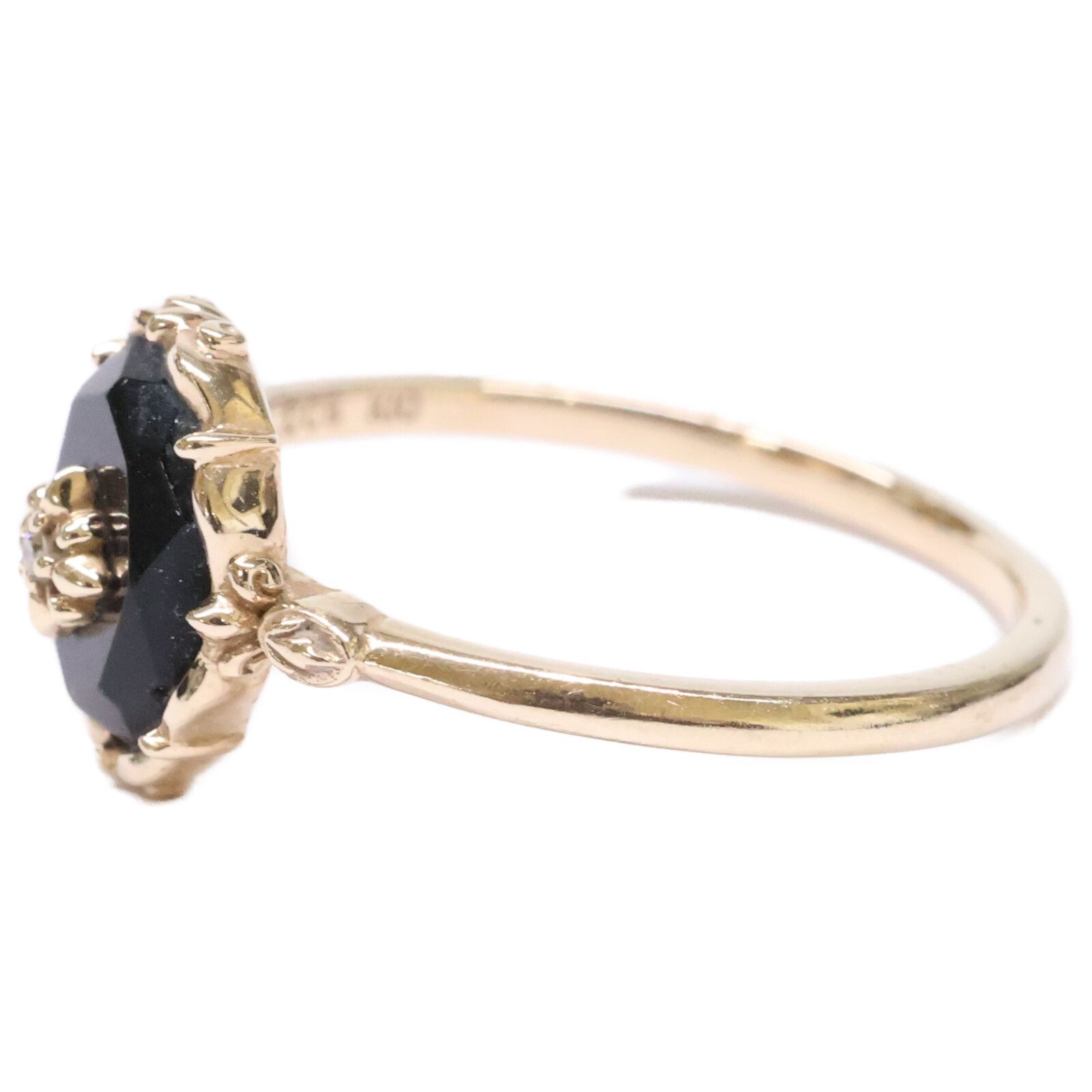 agete　マリアージュジェットリング　13号 agete マリアージュジェットリング 13号