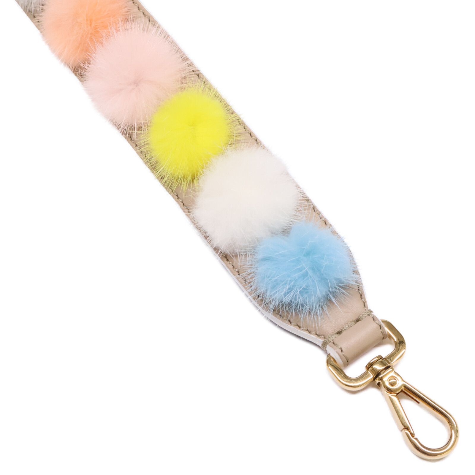 FENDI フェンディ 【美品】ストラップユー ミンクファー ショルダー