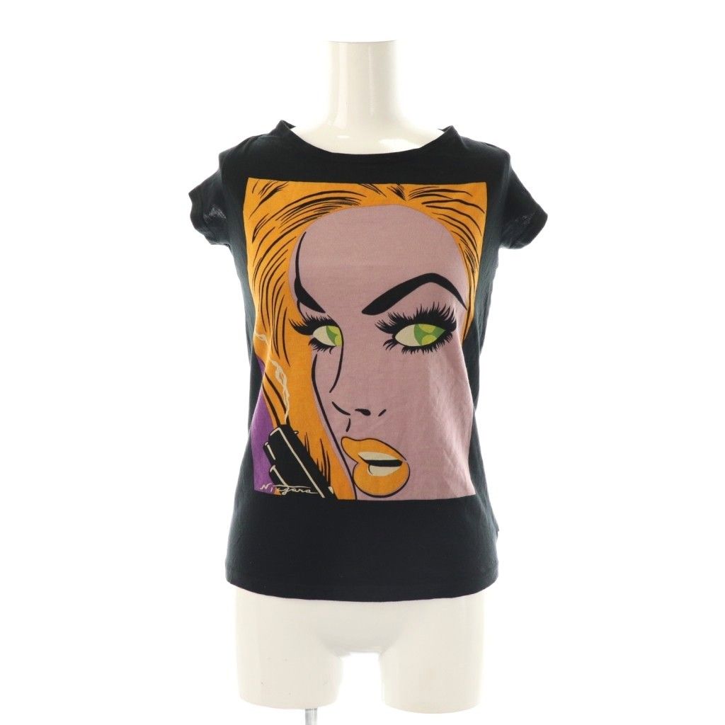 ヒステリックグラマー girl プリント コットン 半袖 カットソー