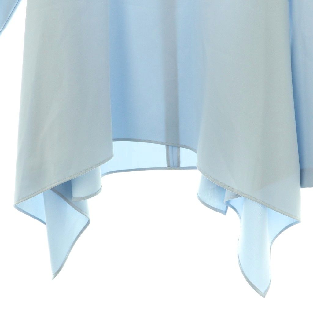 ヨーコチャン YOKO CHAN 23年 フレアポイントヘムブラウス 長袖 プル