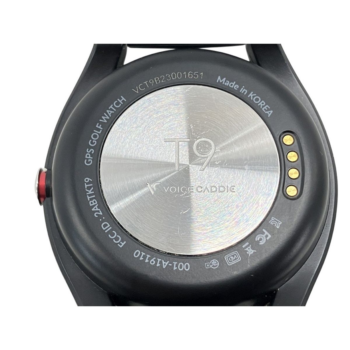 VOICE CADDIE T9 ボイスキャディ ブラック ゴルフウォッチ 腕時計型