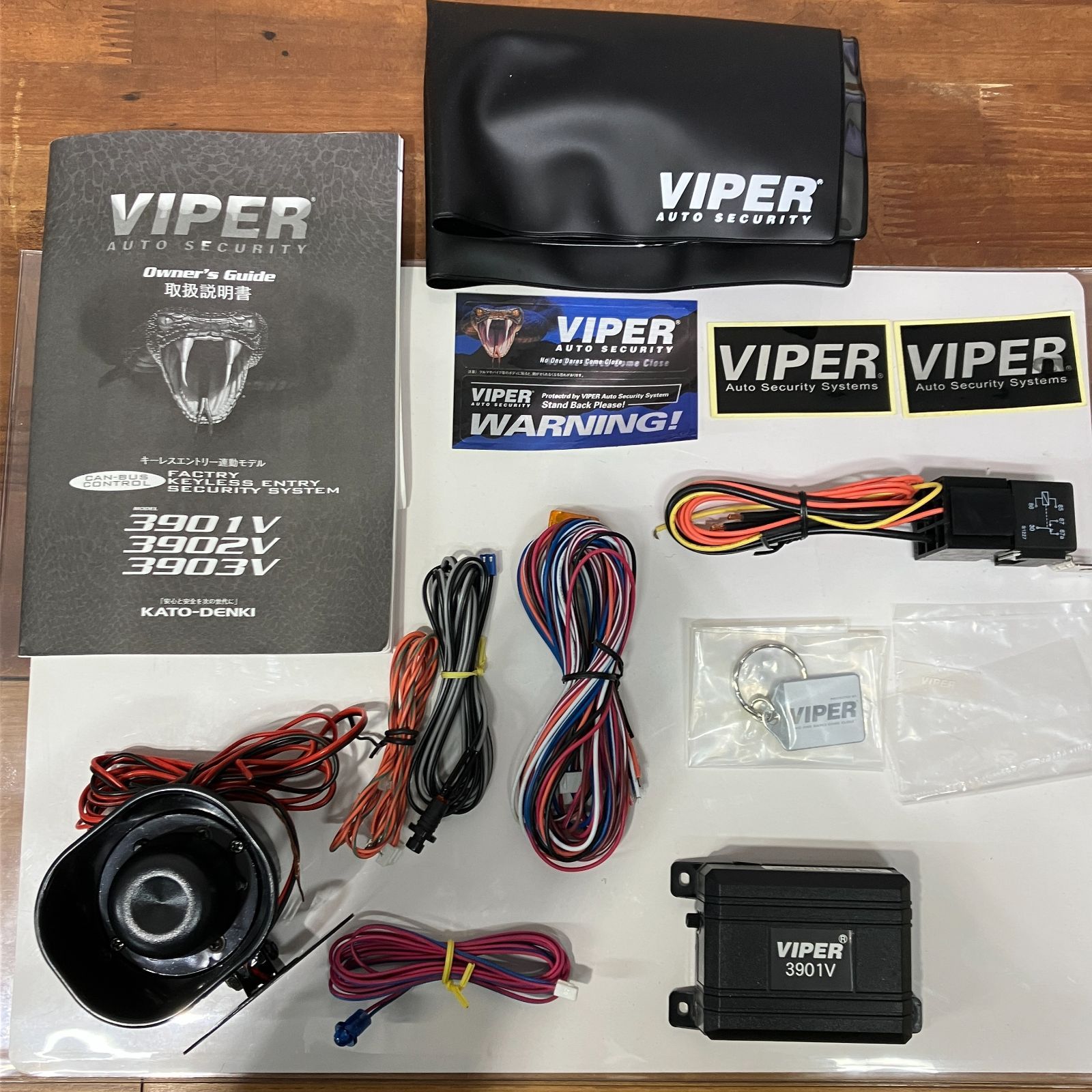 新品 未使用 VIPER 3901V 加藤電機 バイパー カーセキュリティ