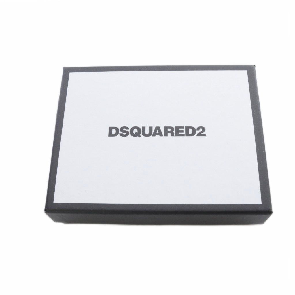  ディースクエアード ICON カードケース 名刺入れ レザー 黒 その他 小物
