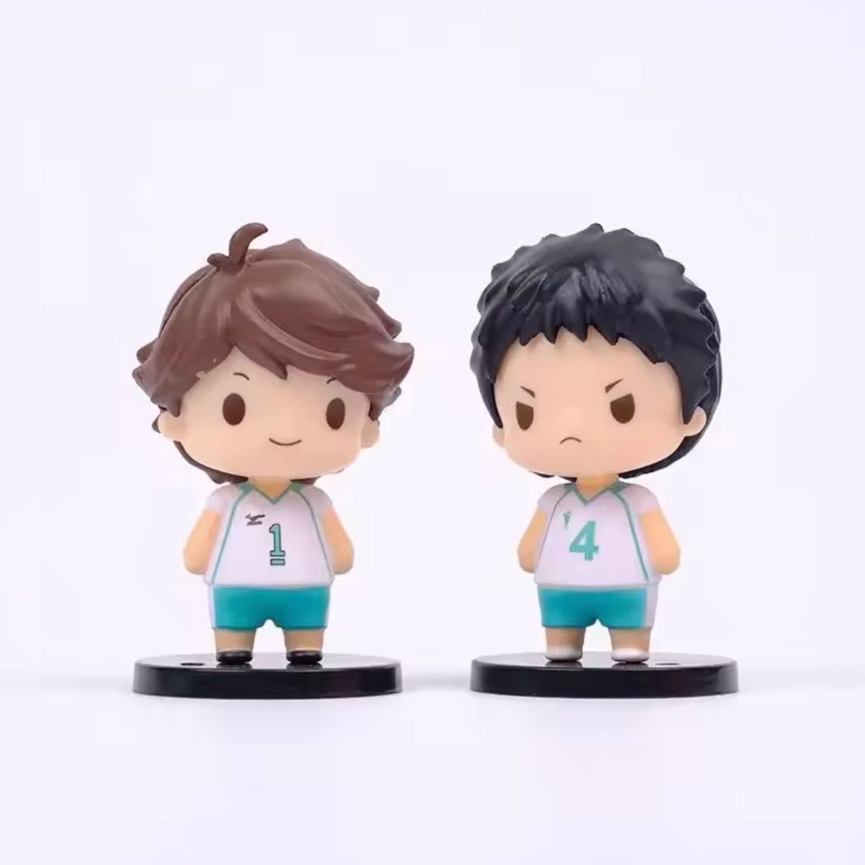 2個セット」ハイキュー ミニフィギュア 日向翔陽&影山飛雄 狐爪研磨&黑