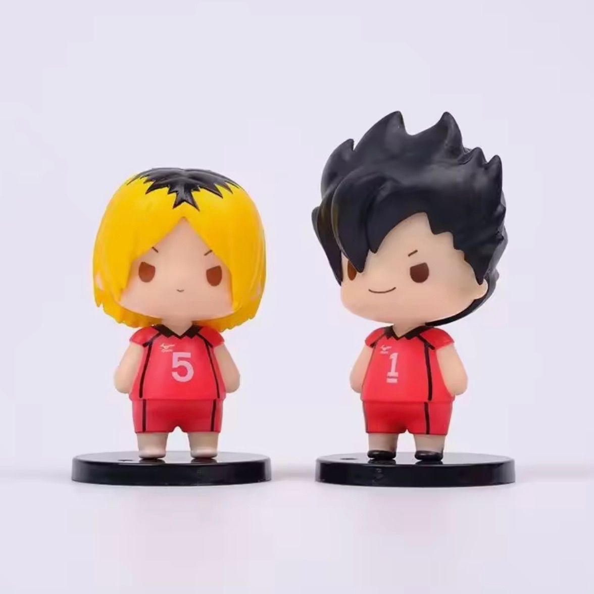 2個セット」ハイキュー ミニフィギュア 日向翔陽&影山飛雄 狐爪研磨&黑