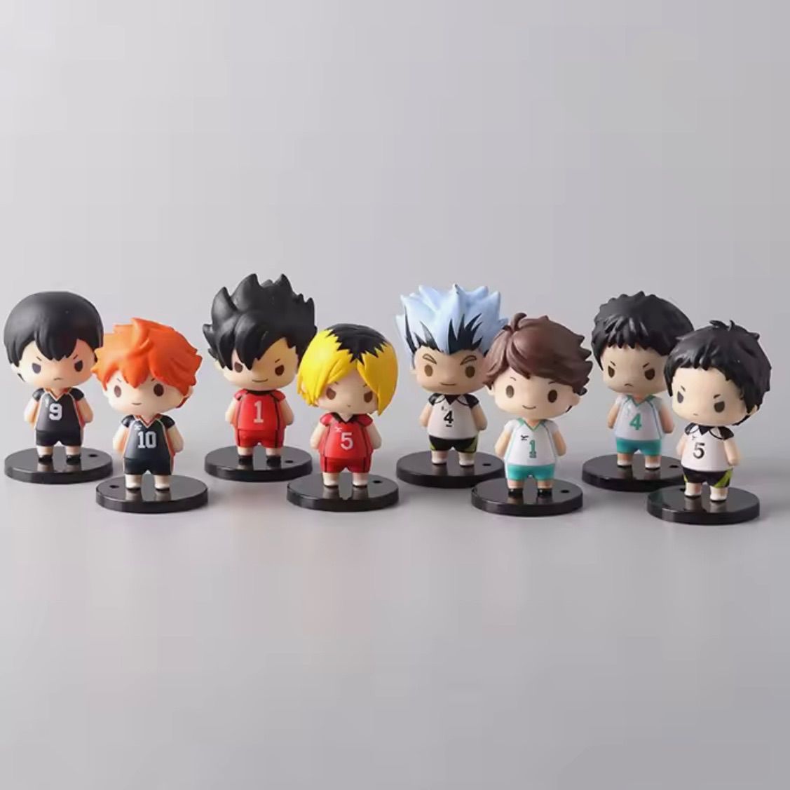 2個セット」ハイキュー ミニフィギュア 日向翔陽&影山飛雄 狐爪研磨&黑