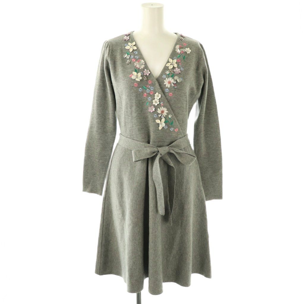 チェスティ Print Cache-coeur Knit Onepiece 