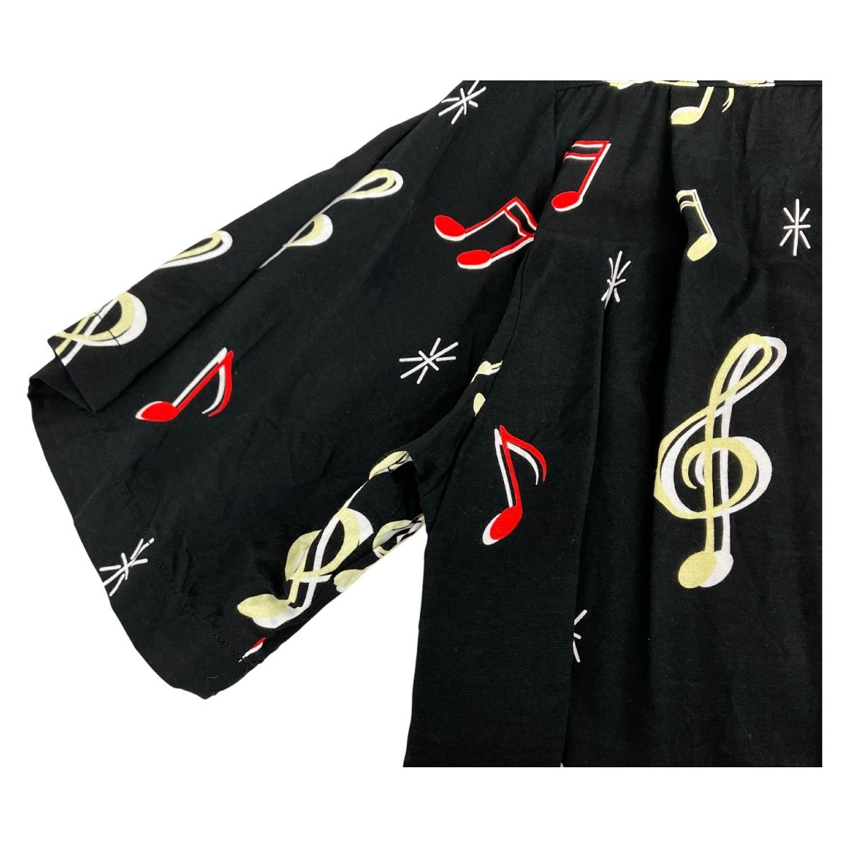 Aloha Blossom SOUNDS GOOD アロハブロッサム 半袖 アロハシャツ 音符