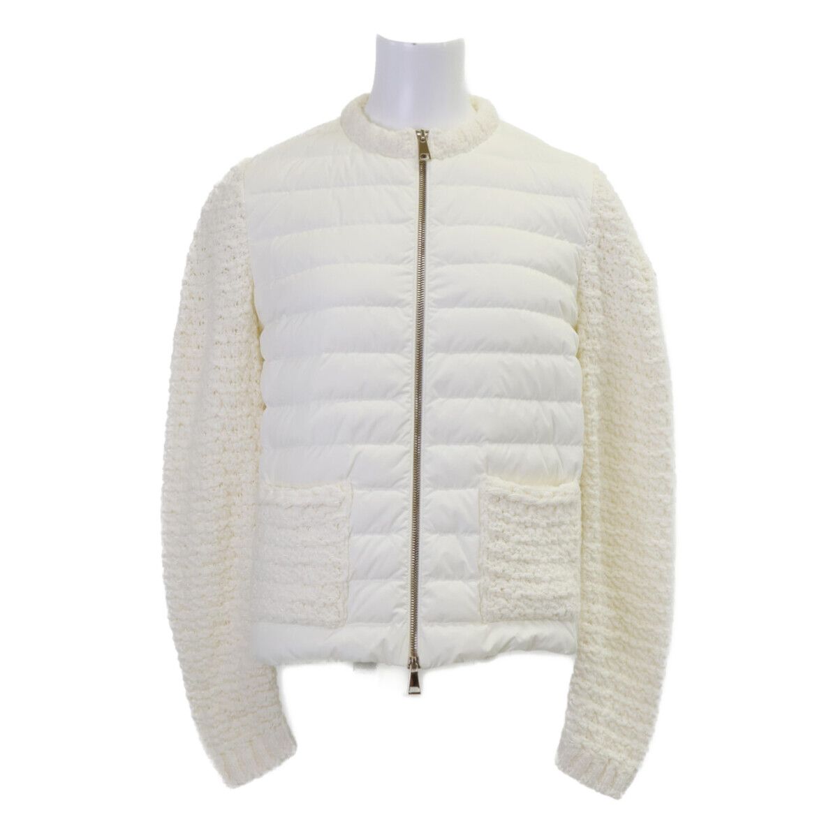 MONCLER モンクレール 新品同様 24年製 CARDIGAN TRICOT ダウン切替