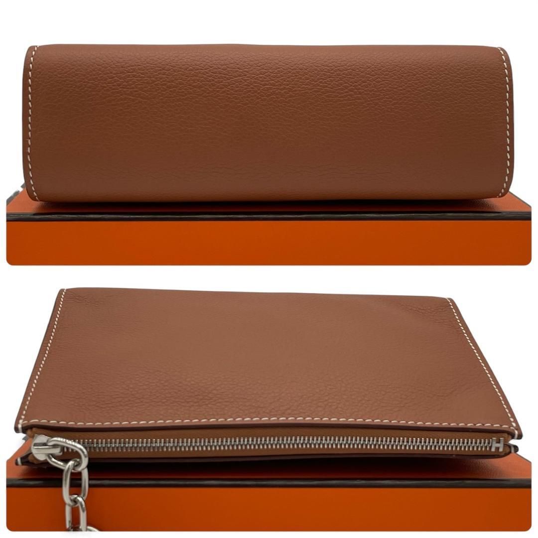 新品未使用】エルメス HERMES ポーチ ジップアンゴー エバーカラー B