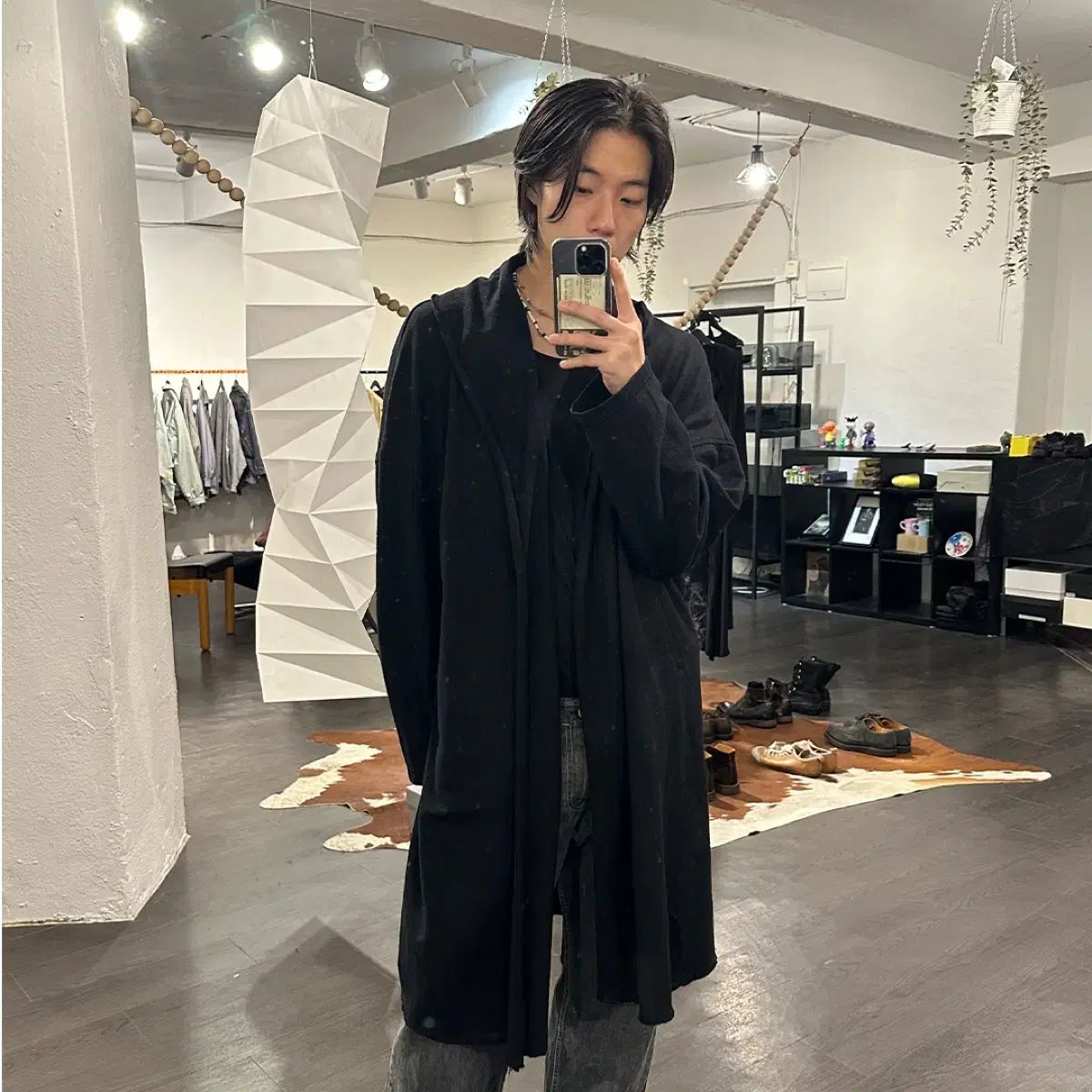 YOHJI YAMAMOTO ヨウジヤマモト ショールカラー ウール コート - メルカリ