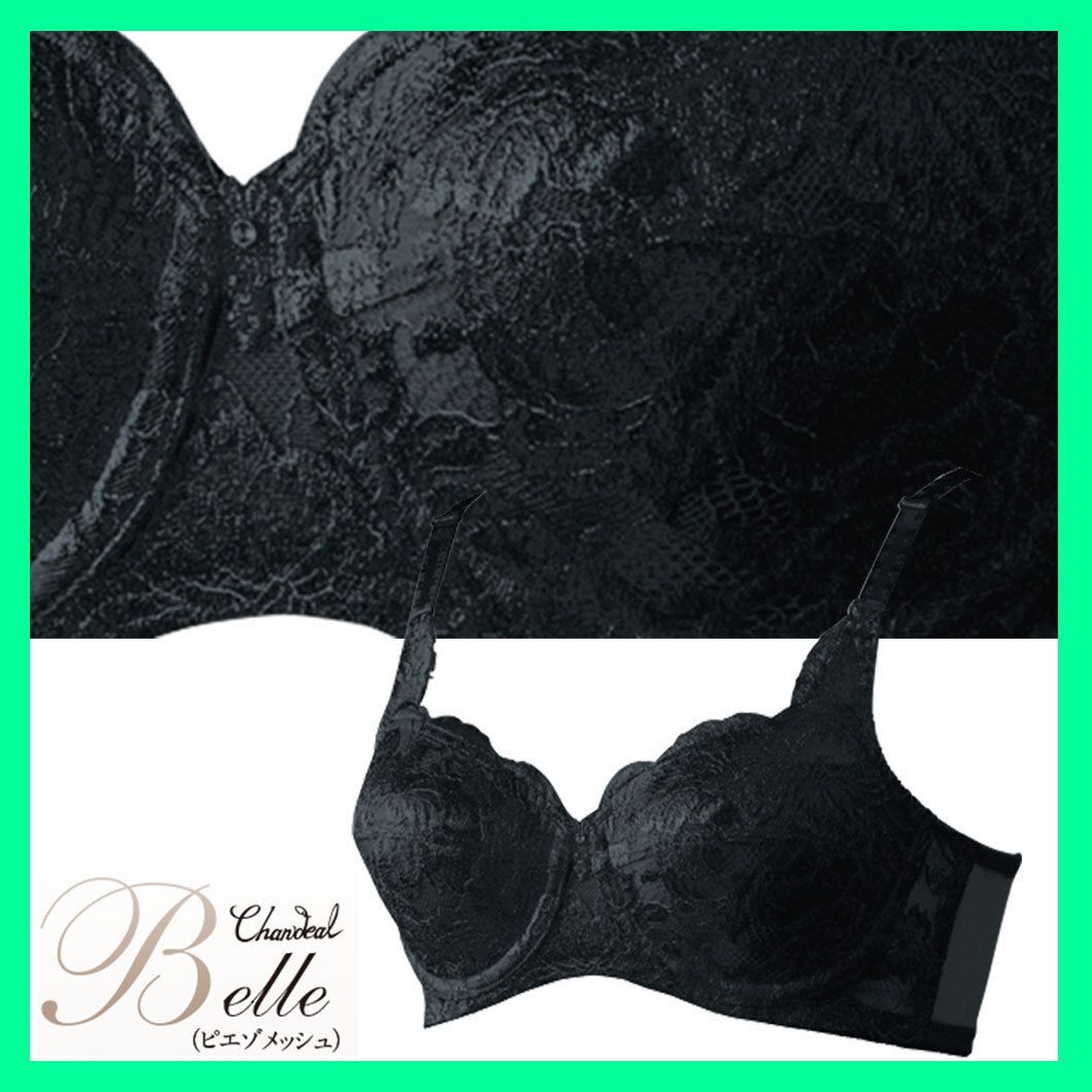 定価26400円 シャンデール ベル 最高級補正下着 ブラジャー ブラック