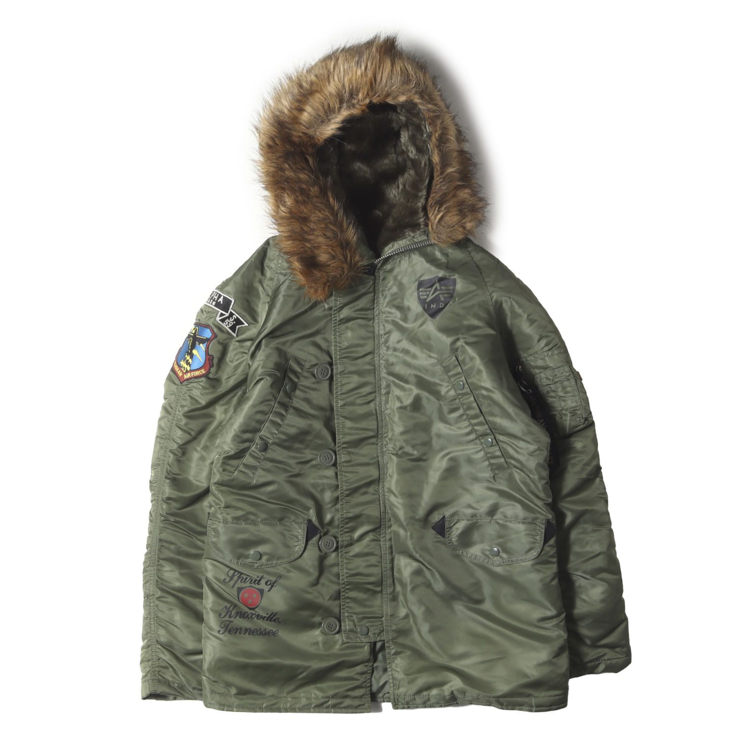 完売 ALPHA アルファ N-3B 50周年記念限定モデル Lサイズ ALPHA アルファ ジャケット レプリカグリーン サイズ:L | 50周年記念