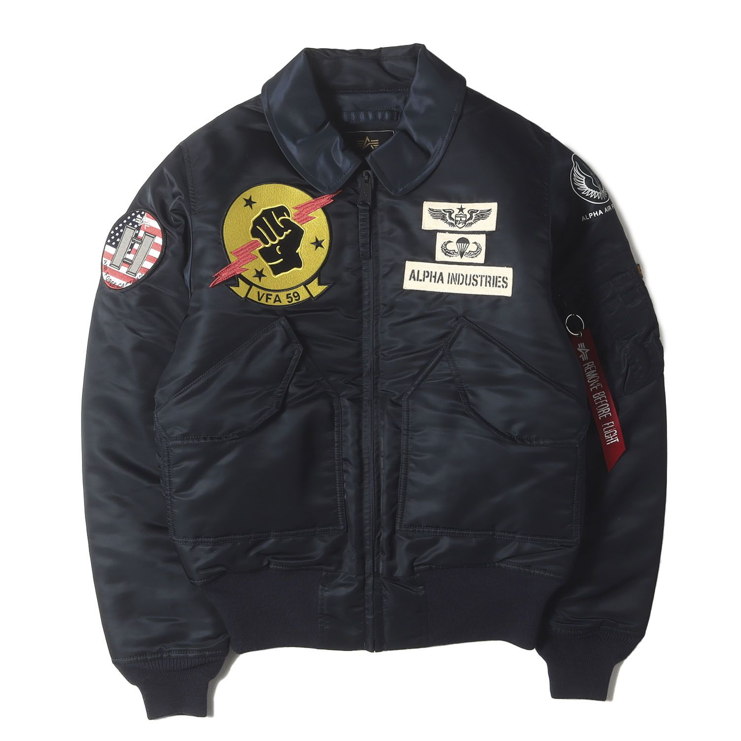 美品】ALPHA アルファ ジャケット ネイビー 紺 サイズ:S | 純正 美品】ALPHA アルファ ジャケット ネイビー 紺 サイズ:S | 純正