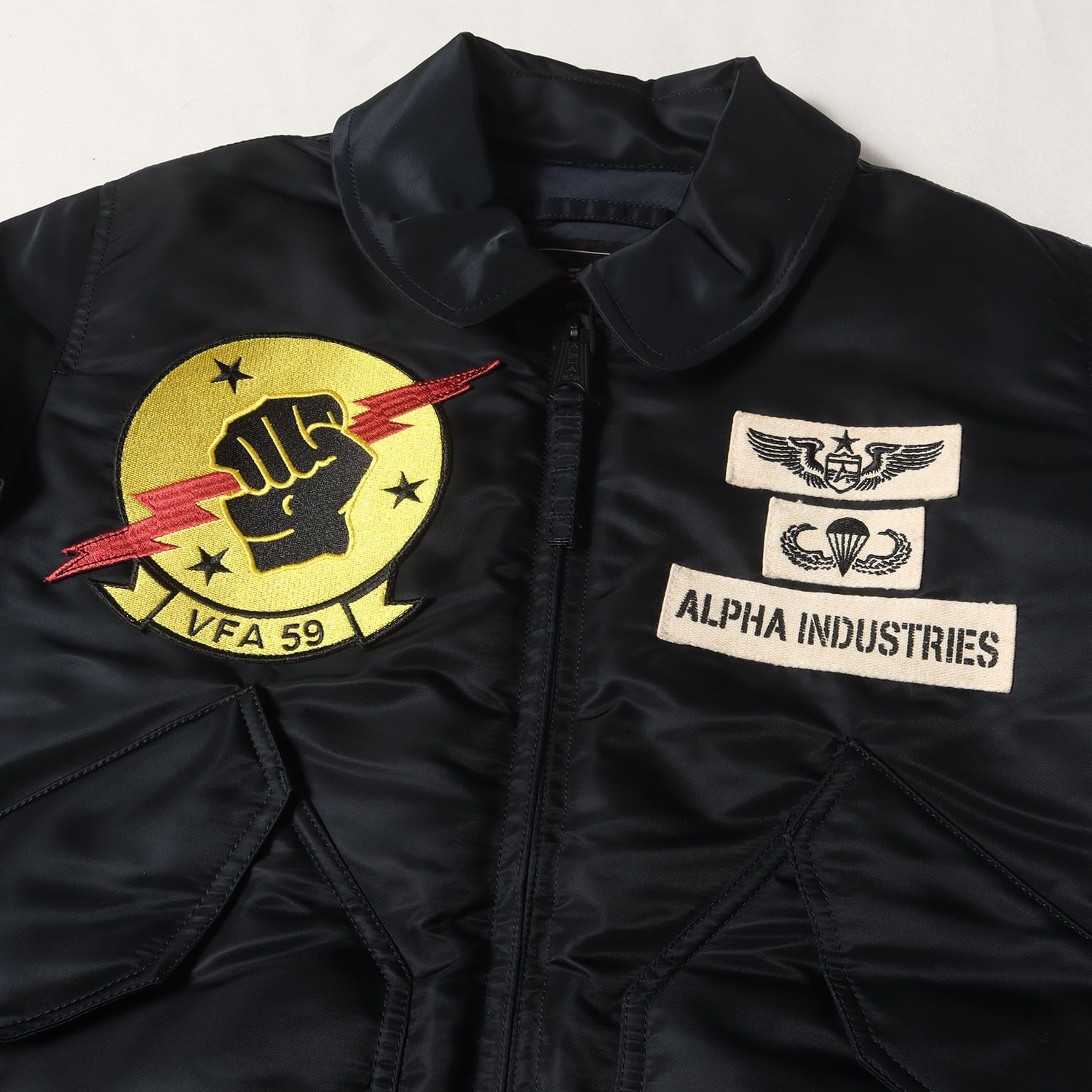 美品】ALPHA アルファ ジャケット ネイビー 紺 サイズ:S | 純正