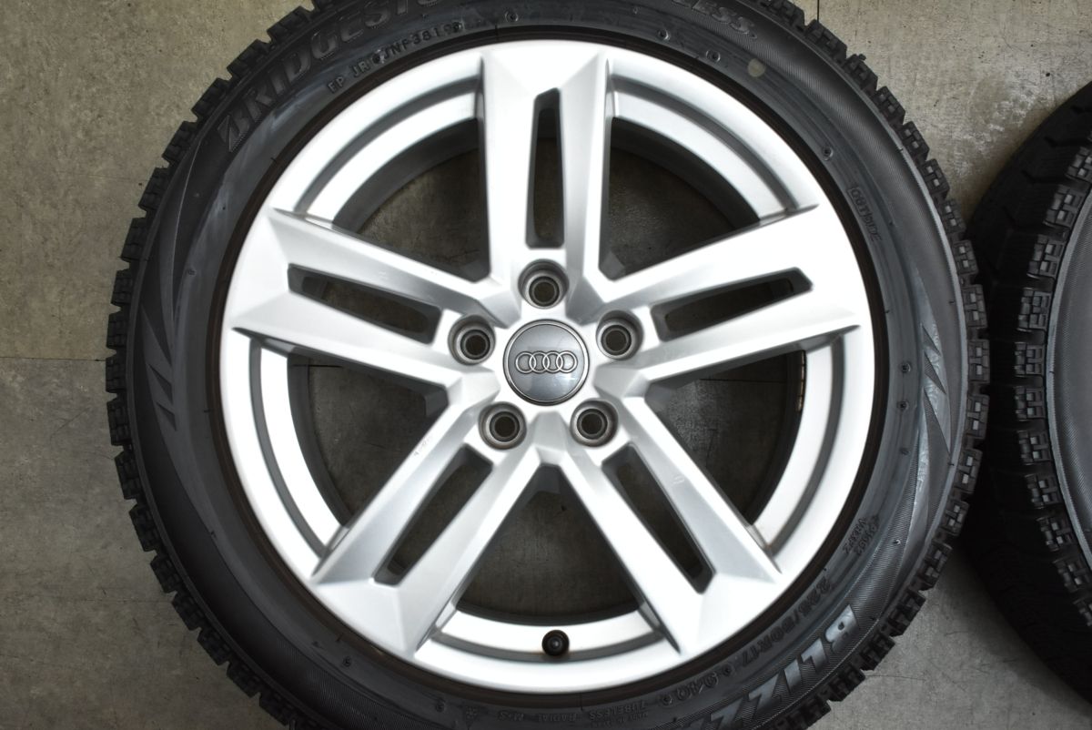 正規品】アウディ 8W A4 純正 17in 7J +42 PCD112 ブリヂストン