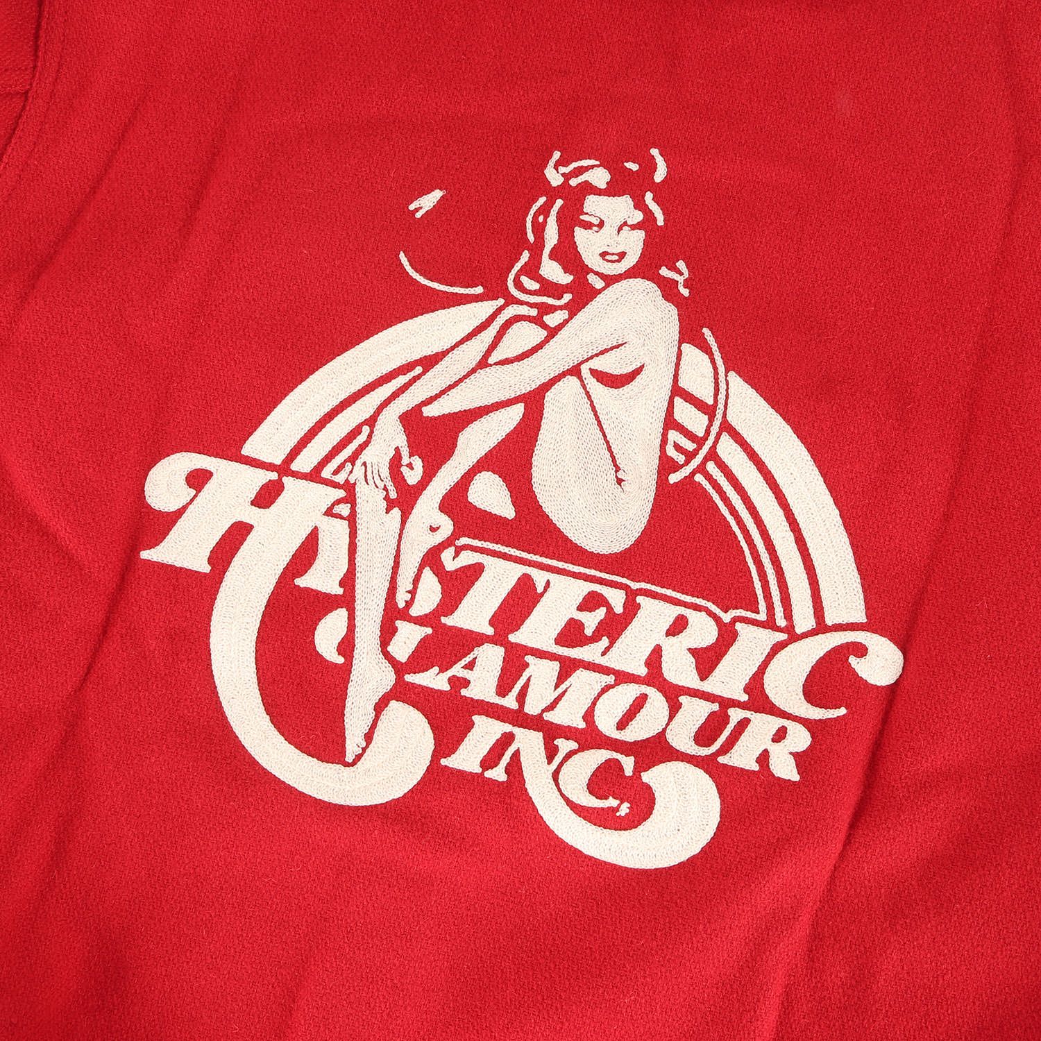 新品】HYSTERIC GLAMOUR ヒステリックグラマー スタジャン レッド 