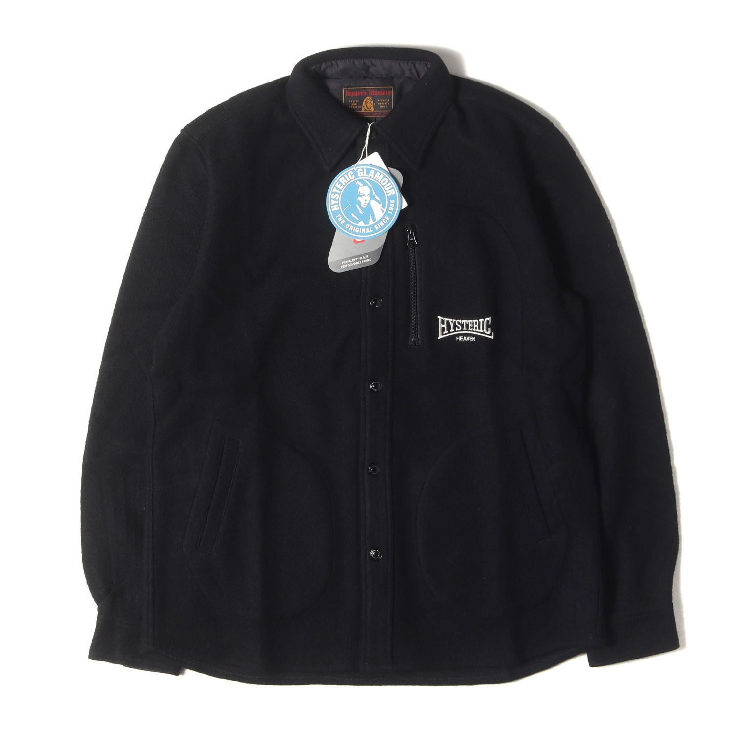 新品】HYSTERIC GLAMOUR ヒステリックグラマー シャツ ブラック 黒