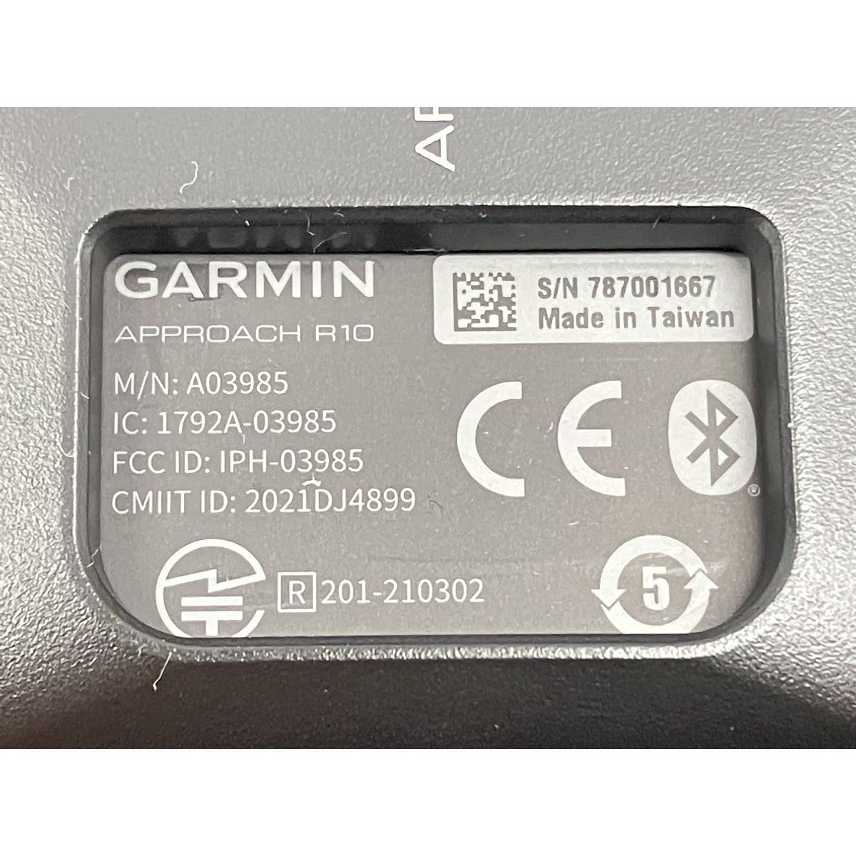 GARMIN Approach R10 ガーミン ゴルフ用 ポータブル弾速測定器 中古 美