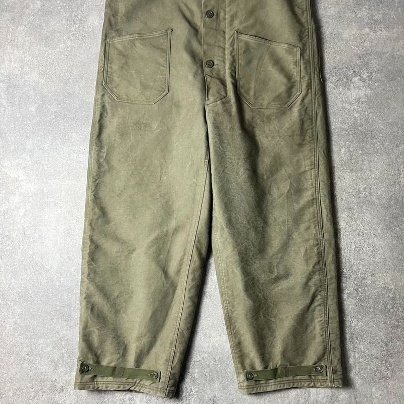 40s US NAVY 米軍実物 N-1 後期 デッキ パンツ M / 40年代 ビンテージ