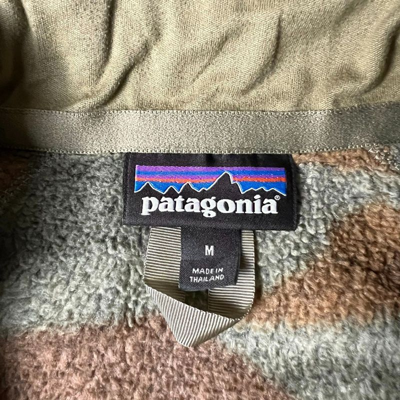 19年製 Patagonia ハーフジップ 迷彩 ベターセーター ジャケット M