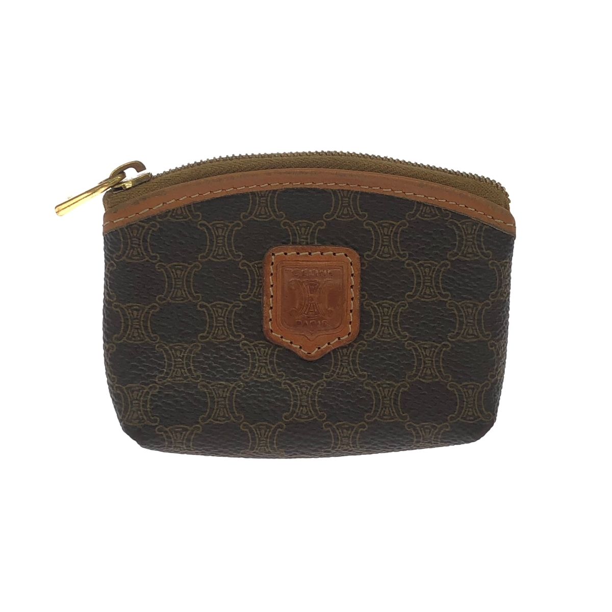 CELINE セリーヌ コインケース マカダム/PVC ブラウン レディース