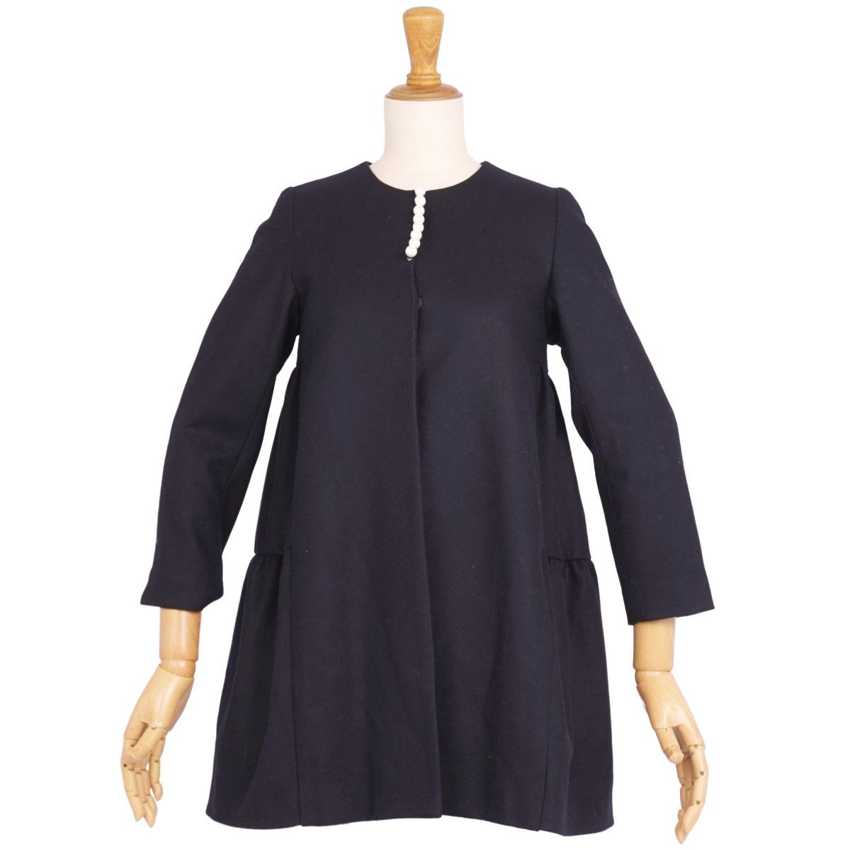 Beautiful Yoko Chan Jacket, No Collar, Faux Pearl ‐ Mercari Japan