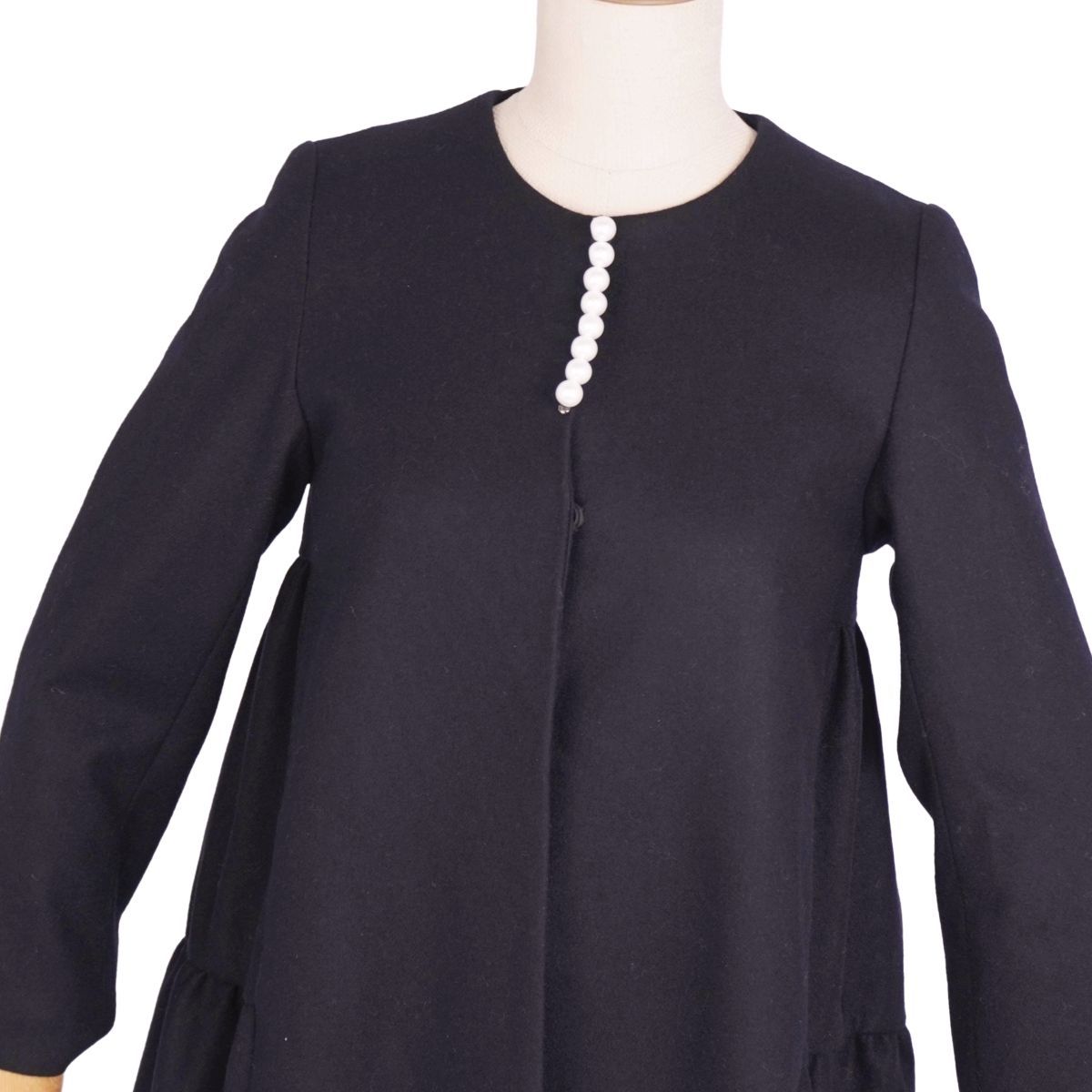 Beautiful Yoko Chan Jacket, No Collar, Faux Pearl ‐ Mercari Japan
