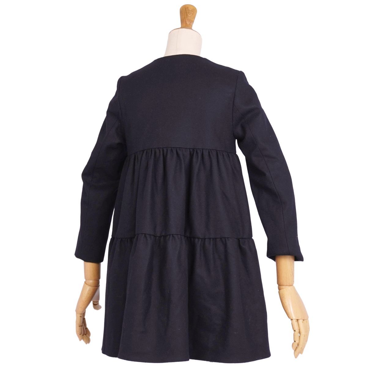 美品 ヨーコチャン YOKO CHAN ジャケット ノーカラー フェイクパール