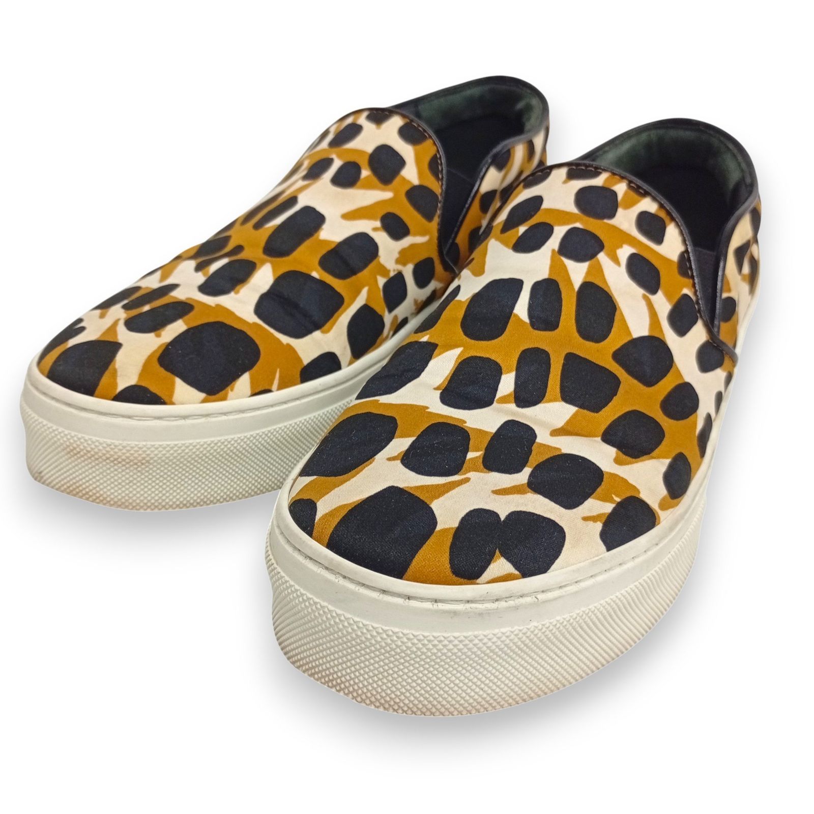 CELINE セリーヌ レオパード フラットシューズ スリッポン ヒョウ柄