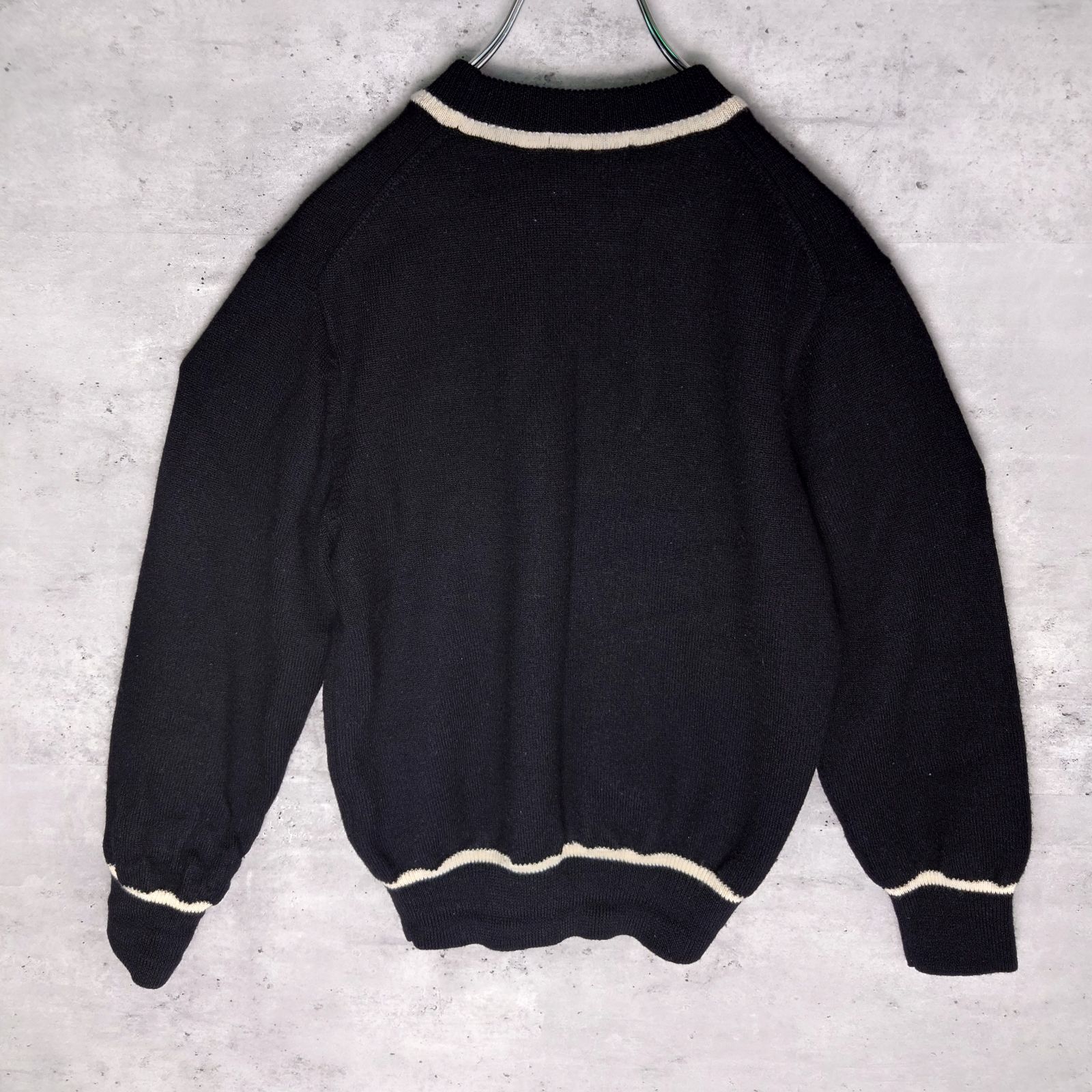 ✨BALENCIAGA バレンシアガ LLサイズ センターロゴ 長袖 ニット ゴルフ