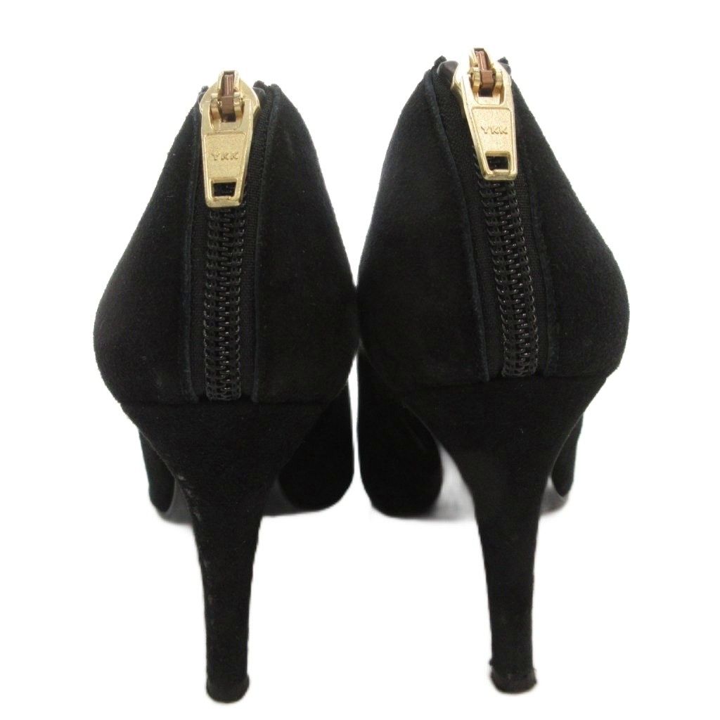 ダイアナ DIANA ブーティ ブーツ スエードレザー 本革 22.5 黒