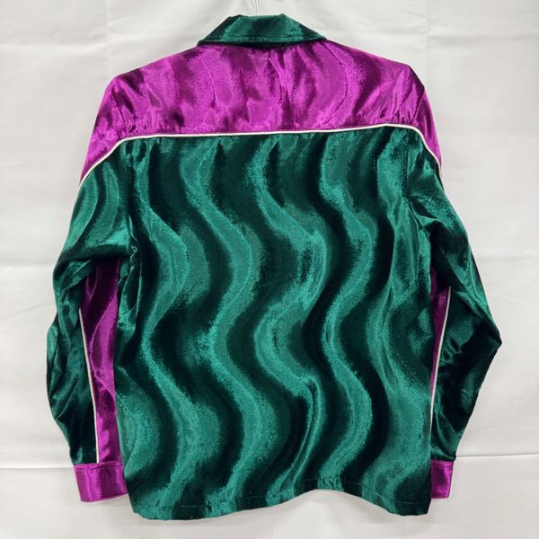 Supreme/シュプリーム【18AW】Velvet Swirl Work Shirt/ベルベット