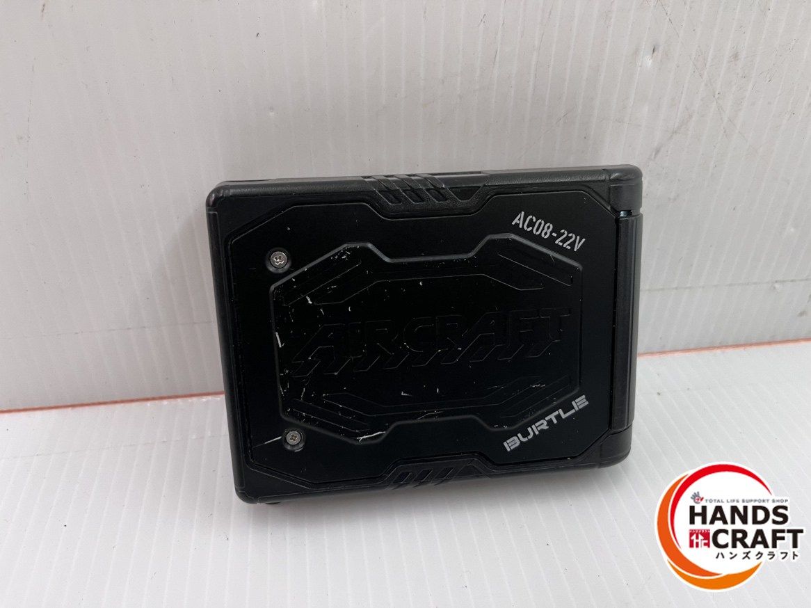 BURTLE 22V空調服ファンセット（中古品） バートル 空調服ファンバッテリーセット 2024年 22V 【中古】 バートル