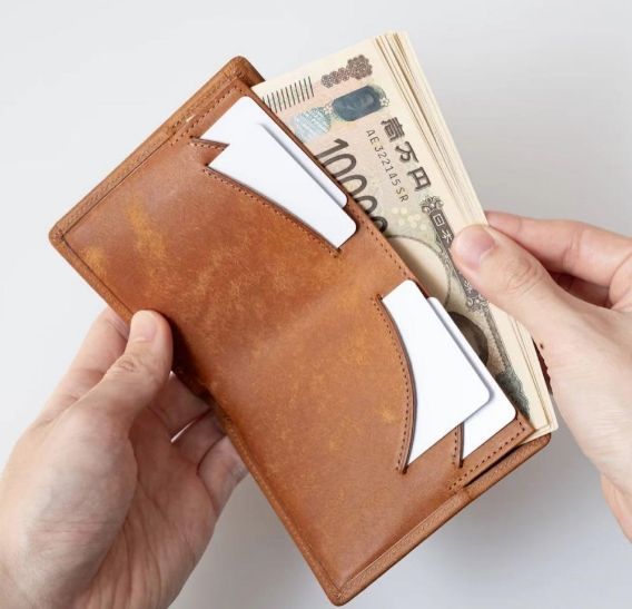 新品未使用品】Integral 二つ折り財布 プエブロレザー コニャック