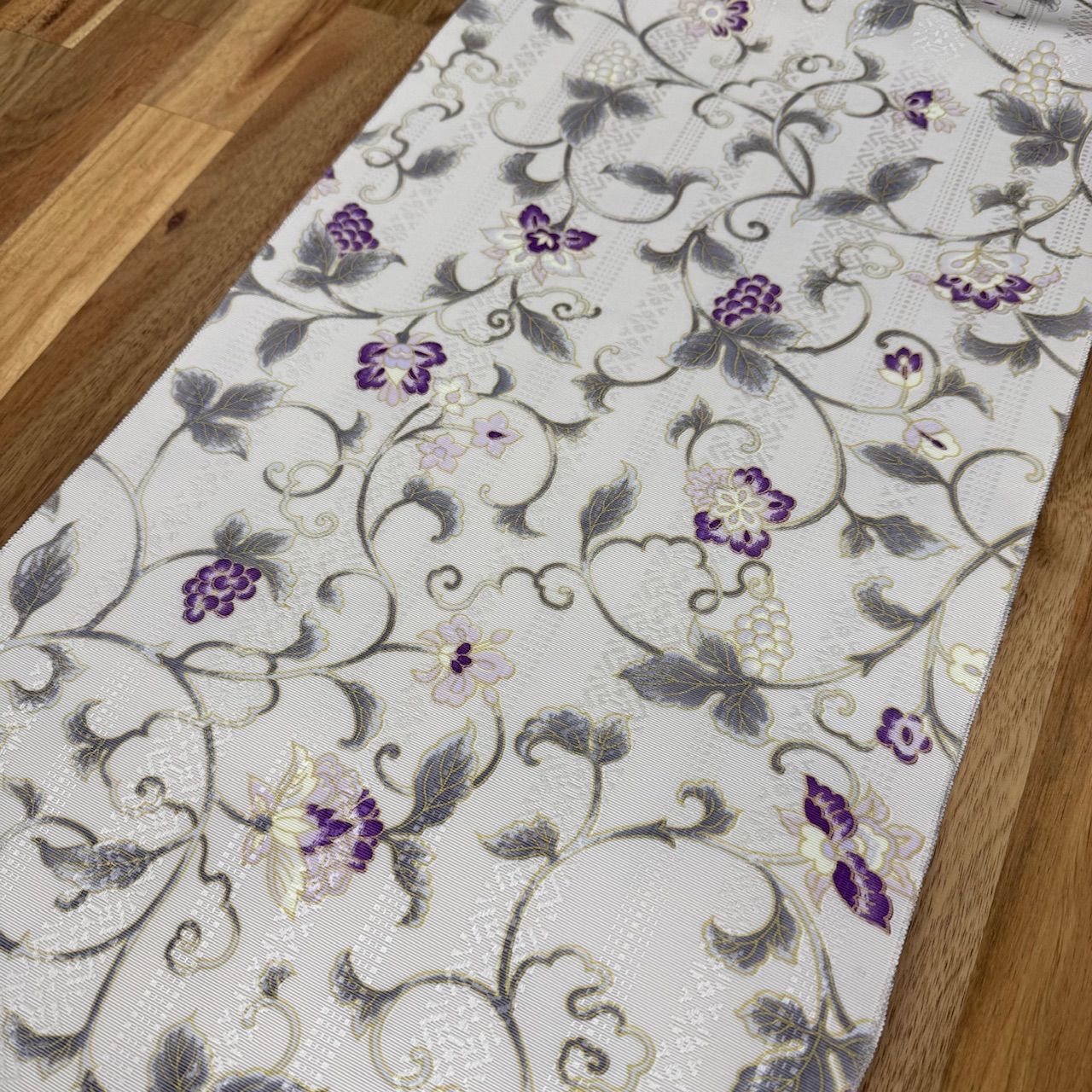 岡重　岡重コレクション　古伊万里文様　点描紹巴織　袋帯 岡重 岡重コレクション 古伊万里文様 点描紹巴織 袋帯