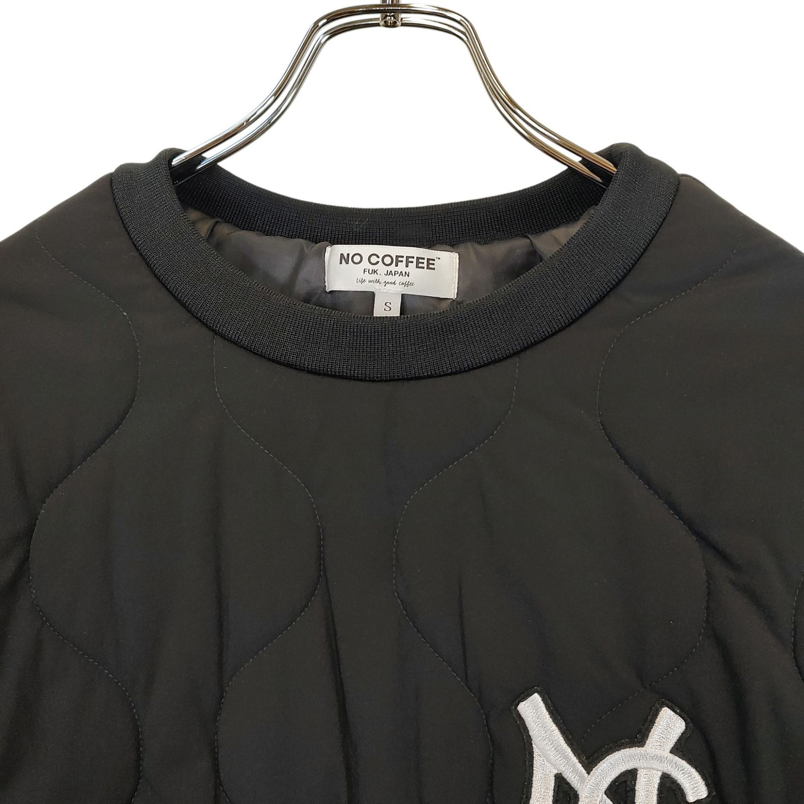 NO COFFEE クラブハウス　ブラックジャケット Mサイズ NO COFFEE クラブハウス ブラックジャケット Mサイズ NO COFFEE × CLUBHAUS