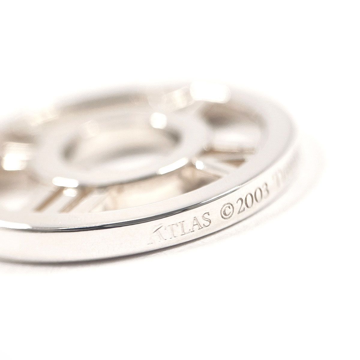 ティファニー ネックレス アトラス オープン メダリオン シルバー