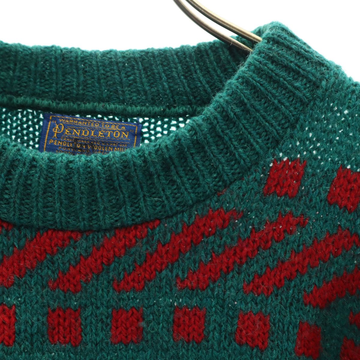 PENDLETON ペンドルトン 70s USA製 ヴィンテージ 総柄 長袖 セーター M
