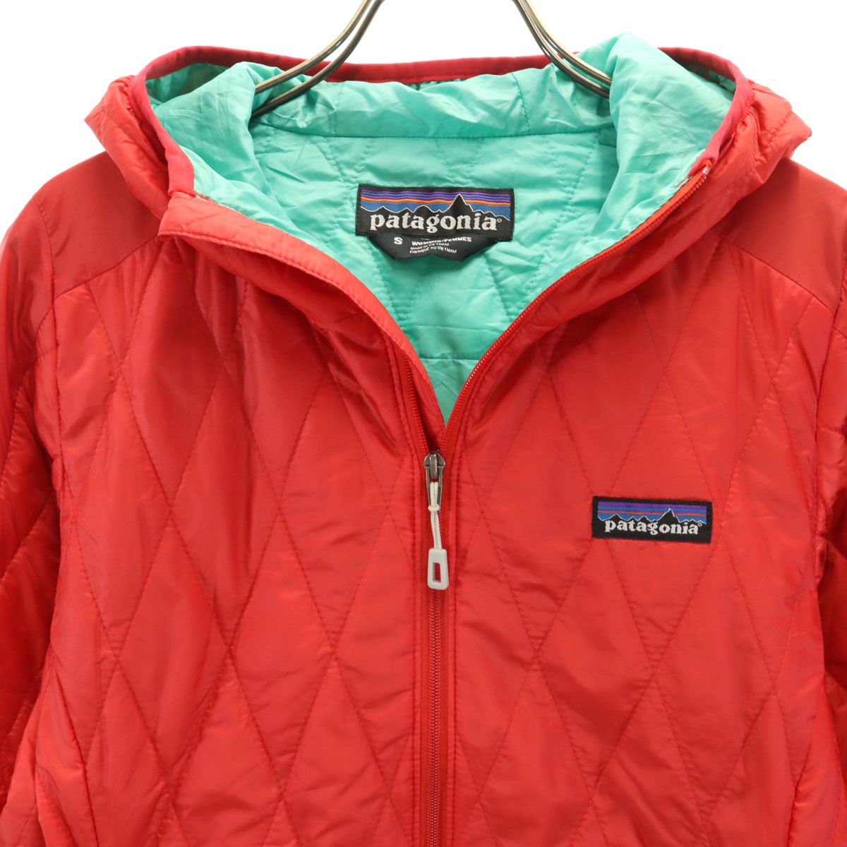 patagonia パタゴニア ナノパフ ジャケット S レッド 84225FA12 アウトドア 中綿 ポケッタブル レディース 古着