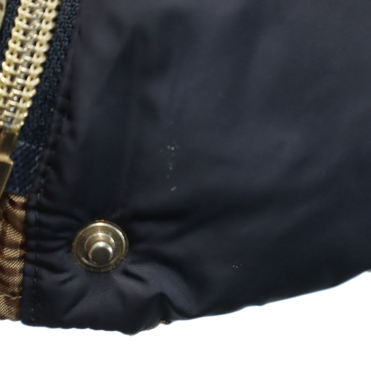  FENDI フェンディ イタリア製 中綿ジャケット 8 A ネイビー キッズ 古着 その他 ジャケット ブルゾン