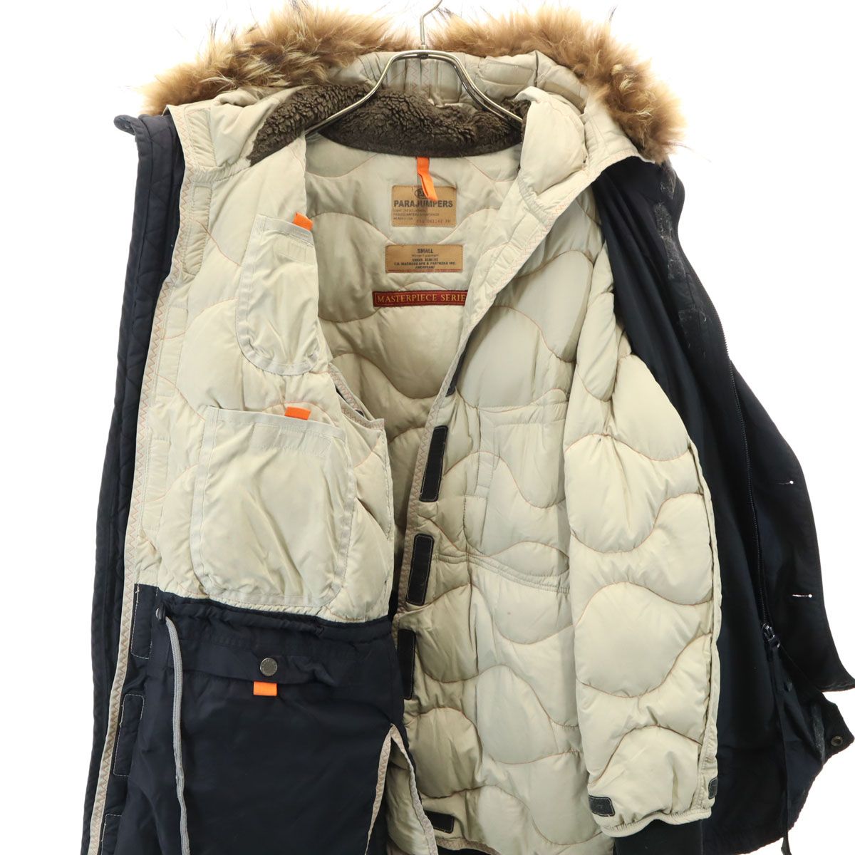 PARAJUMPERS パラジャンパーズ ダウンコート S ネイビー ライナー付き