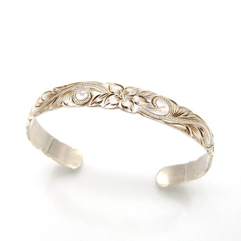 Hawaiian Jewelry ハワイアンジュエリー バングル フラワー プルメリア