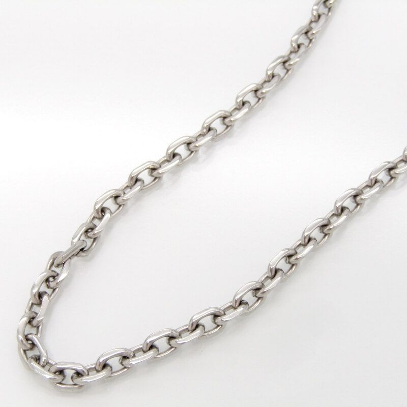 SAAD サード ネックレス チェーン あずき 55cm 4.5mm幅 ステンレス SS