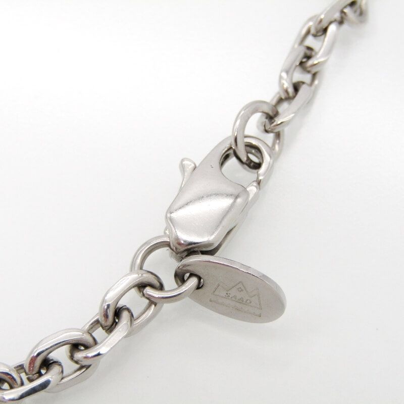 SAAD サード ネックレス チェーン あずき 55cm 4.5mm幅 ステンレス SS