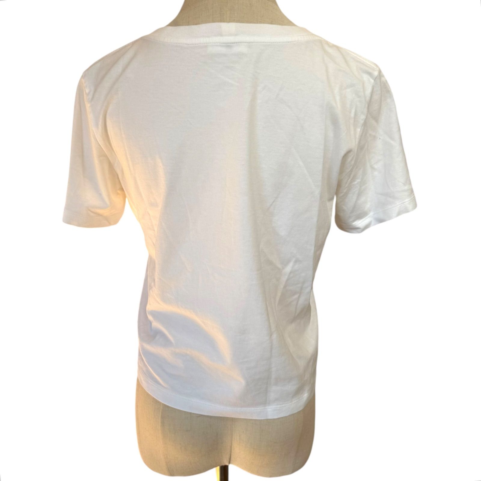 CELINE セリーヌ プリント Tシャツ Sサイズ ホワイト 白 トリオンフ