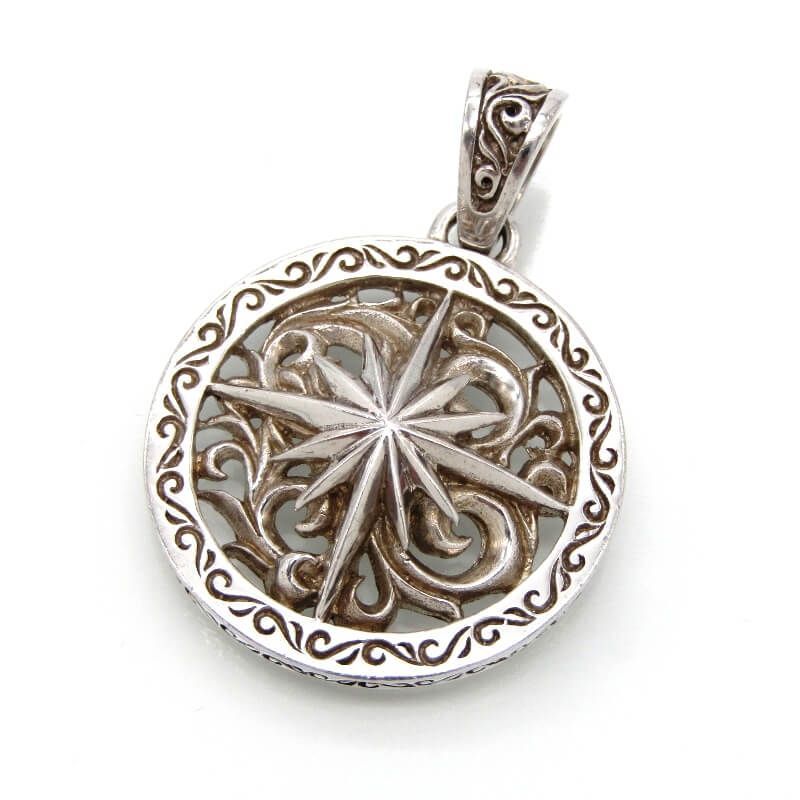 SAAD サード ペンダント P-287-S 太陽神 アラベスク サンシンボル